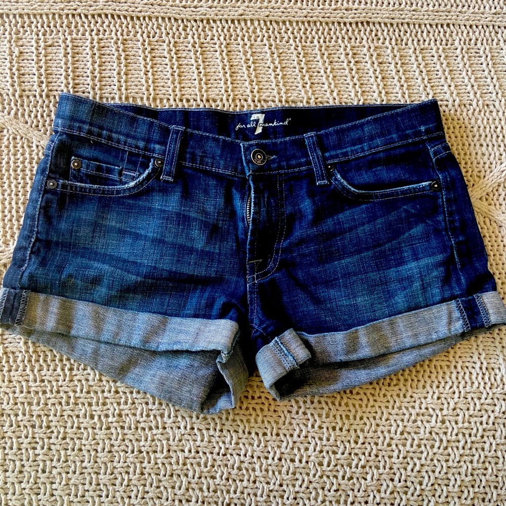 7 For All Mankind Jean Shorts!
